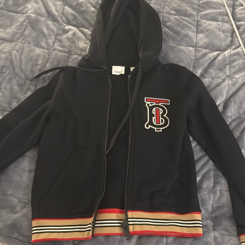 Burberry Zip up TB logo